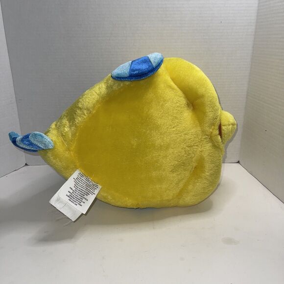 Disney The Little Mermaid Flounder the Fish Plush Stuffed Toy 17” XL Toy Yellow - Picture 5 of 7